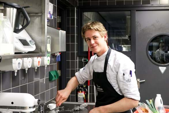 Tijmen van Ingen Schenau is derdejaars Leidinggevende Keuken niveau 4.